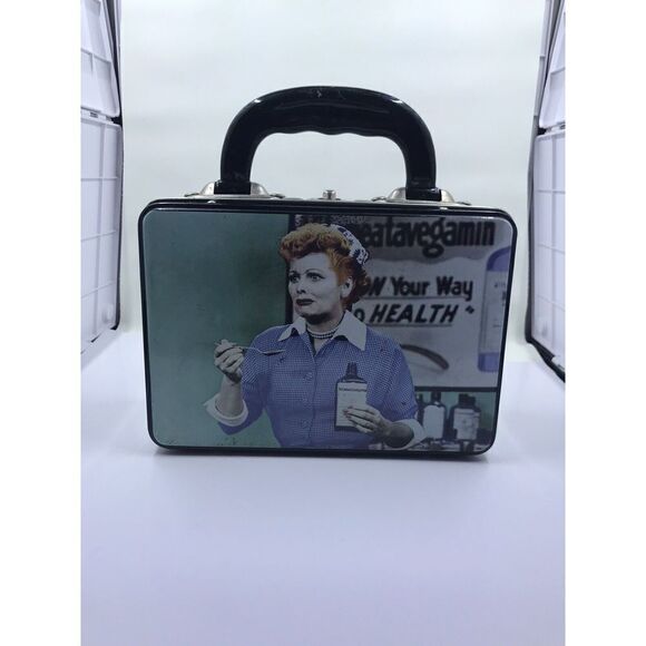 “I LOVE LUCY" Metal Lunchbox-Lucille Ball-Desi Arnaz-Diner-Home-Camp Collectible - Picture 3 of 7